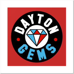 Vintage Dayton Gems Hockey 2009 Posters and Art